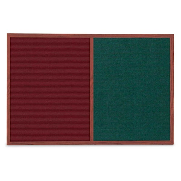 Slim Style Indoor Enclosed Corkboard, 36
